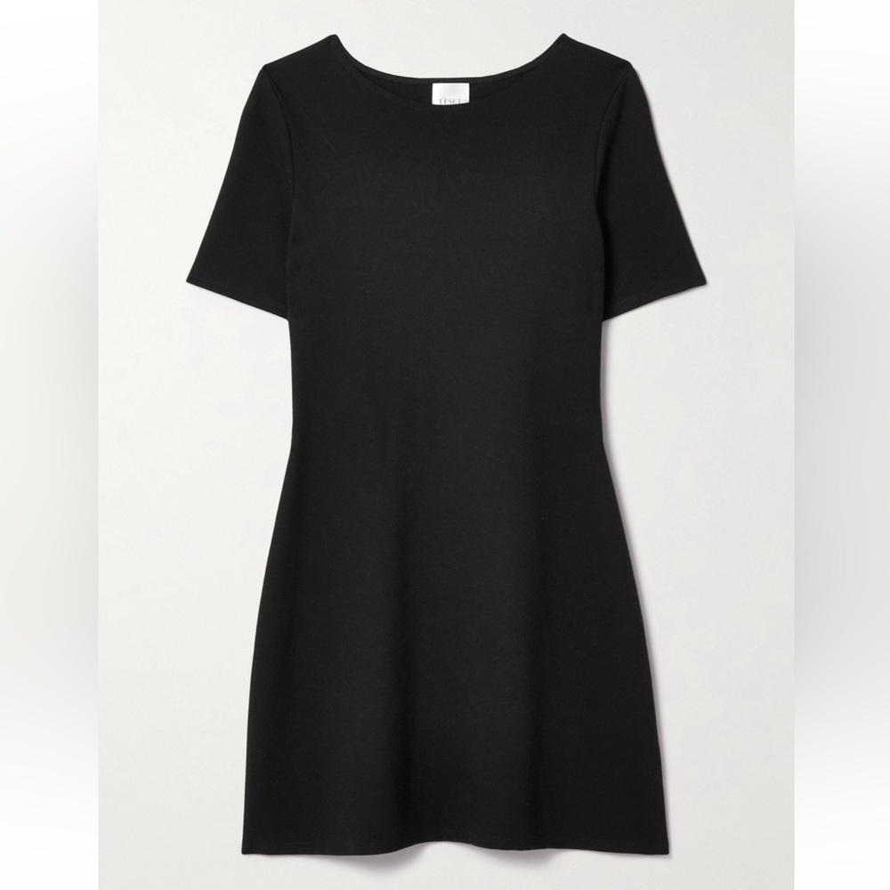 Leset Rio Stretch Ponte Dress size M. NWT. Black.
